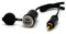 Cliff Top DIN USB Ladegerät 36W PD USB-C und QC 3.0 USB Stecker Adapter für DIN Buchse, kompatibel mit BMW Ducati Triumph Motorräder (Kabelverlängerung)
