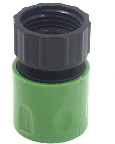 Garden ABS Quick Connector 3/4 End Double Male Hose Coupling Joint for Extender System Pipe Tube Adapter Set