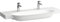 LAUFEN The New Classic Waschtisch, unterbaufähig, ohne Überlauf, 2 Hahnlöcher, 1200x480mm, H8138587571151, Farbe: weiss matt