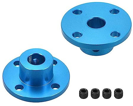 TA-VIGOR Rigid Flange Coupling 8mm Inner Dia, Motor Guide Shaft Coupler H13xD16mm Motor Connector for DIY Parts, 2Pcs