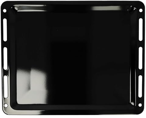 vhbw Backblech kompatibel mit Neff B15CR22N1/03, B25CR22N1/08, B25CR22N1/17 Backofen - 45,5 x 36,1 x 2 cm, Antihaftbeschichtet, Emailliert Schwarz