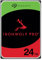 Seagate IronWolf Pro 24 TB, Unità disco interna NAS, 3.5 Inch, 7200 U/Min, CMR, 256 MB Cache, SATA 6 GB/S, incl. 3 Anni Rescue Service, Modellno.: ST24000NT002