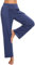 Marvmys Pantaloni Yoga Donna Pantaloni Casual Sudore Pilates Yoga in Cotone Donna Pantaloni Jogging Fitness Corsa Comodi Morbidi Eleganti S-3XL