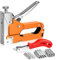 3 en 1 Grapadora Manual, Lytool Grapadora Tapicero con 2000 Grapas y Quitagrapas, Grapadora Madera Ideal para Madera, Muebles, Tapicería, Decoración