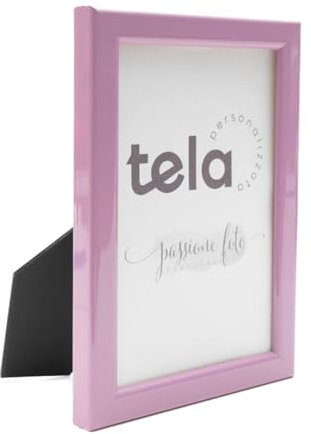 PrintedGift Cornice in Legno Rosa 15x20 cm – Made in Italy – Qualità Artigianale – Ideale per Foto e Arredo