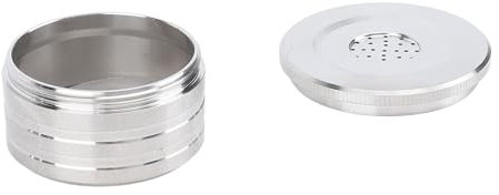 Stainless Steel Reusable Coffee Pod Filter for Delta Q Coffee Machine Easy to Easy to USE for Enthusiasts (with Brush Spoon)