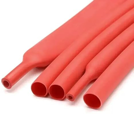 Cubre Cables Universal Tubo termorretráctil de 10/50M 3:1 con Pegamento diámetro Interior 12,7/15,4/19,1/25,4mm Cable Envoltura Manga Forrada Adhesiva(Red,19.1MM_10M)