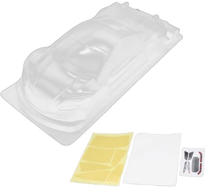KiBcsLic Carrosserie Transparente à Monter Soi- pour Voiture RC 1:10, Non Peinte,