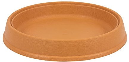 Sottovaso in plastica molto resistente in terracotta serie Massive, diametro 45 cm