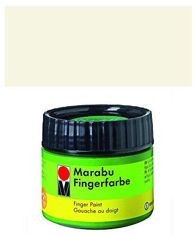 NEU Marabu Fingermalfarbe 100ml, Weiß