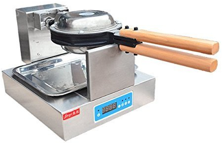 Fy-6e électrique Commercial Micro-ordinateur Eggettes Luxueux Oeuf Bubble gaufrier Baker de fer (220 V)