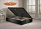 Divan Ottoman Side Lift Storage Bed Single 4'6 Double 5ft King Size AMAZING (3FT Single, Black)