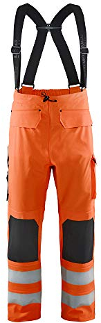 Blaklader 130620055300XL Level 3 Regenhose, High Vis Orange, Größe XL