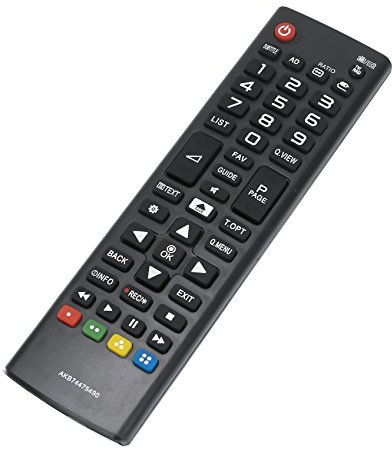 VINABTY AKB74475490 Mando a Distancia de Repuesto para LG TV 32LH510B 32LH510U 24LW341C 28LW341C 32LK510BPLD 43LK5100PLA 49LK5100 32LH510 32LH530 49LH5100V 28LW341C 32LH513U 32LH5019U
