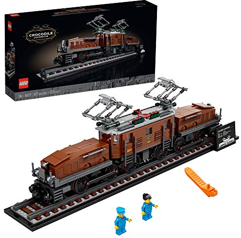 LEGO Crocodile Locomotive 10277 Building Kit; Recreate The Iconic Crocodile Locomotive with This Train Model; Makes a Great Gift Idea for Train Enthusiasts, New 2020 (1,271 Pieces)