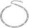 GoldChic Women's Figaro Ankle Bracelets Chain, Stainless Steel Anklets for Women Girls, 10 inches