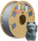 OVERTURE Matte PLA Filament Aufgerüstet 1.75 mm, 1kg (2.2 lbs) Spule, Maßgenauigkeit +/- 0.02mm Filament für 3D Drucker (1kg-12 Hellgrau)