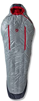Nemo KAYU | Herren 15 Grad Daunenschlafsack, Titan/Stoke, lang
