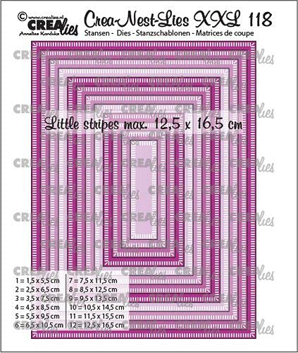 Stanz- und Prägeschablonen - Rechtecke CLNestXXL118