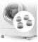 InnovaGoods - 4er Set Stapelbare Vibrationsdämpfer, Anti-Vibration, Antirutsch, Vielseitig Einsetzbar für Waschmaschine, Bett, Sofa, Einfache Montage, Grau, Standardgröße, Plastik