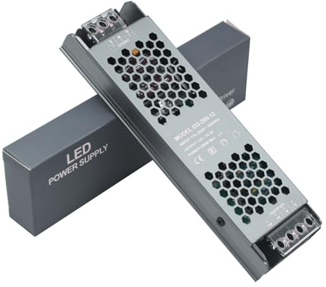 AC180V ~ 240V zu DC 12V 16A Netzteil Schaltnetzteil, Industrielle Spannungsregulierung am Ausgang Konverter, 200W Netzteiladapter Transformator für LED Streifen LED Beleuchtung