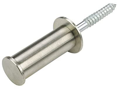 Ourdeco Schalhalter, Raffhalter 4 cm für Gardinenstangen ø 12 mm | 1 Stück | edelstahl