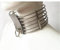 RIVILA Edelstahl Sex Bondage Halsband für Paare, SM Fesseln Hals Fetisch Erotik Sklaven Halsreif Halsfessel mit Schloss Sexspielzeug Sex-Toys Frauen Männer,Sliver-Ø14cm