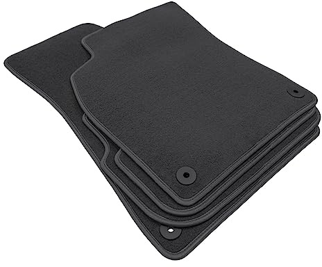 J&J AUTOMOTIVE Tapis de Sol de qualité supérieure Anthracite pour Peugeot 406 1995-2005 4pcs, Ajustement Précis, Base Antidérapante, Zone des Pédales Renforcée