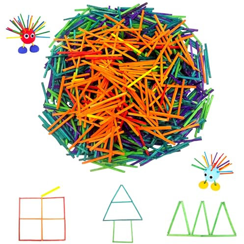 ZAHD 1000 Stück Eisstiele aus Holz zum Basteln Natur Eisstäbchen Holzstäbchen Eis Am Stiel und Bastelarbeiten Holz Natur Eisstäbchen Rundholz Holzstab Rund Bambusstäbe Basteln