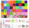 LKTINGOV 5000+Colorfur Loom Rubber Bands Set,Color Rubber Bands for Bracelet Making Kit DIY Band Bracelet Mega Refill Kit Girls Gift to Improve Imagination,X-mas Birthday Gift for Kids
