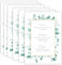 Eummel 14 Zauberhafte Menükarten im Boho Design | Format DIN A5 | Individuell anpassbare Speisekarten Getränkekarten für die Hochzeit Geburtstag Jubiläum | Tischdeko Menu Blanko