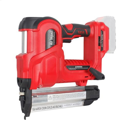 Vislone Grapadora eléctrica para clavadora inalámbrica con 200 clavos de 32 mm y 200 clavos de 50 mm compatibles con batería de litio Makita