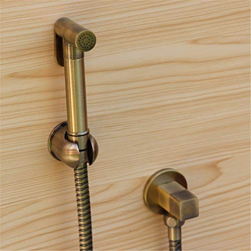 Antike Bronze Toilette Hand Bidet Windel Sprayer Dusche Bidet Spray Douche Kit Jet Messing Dusche Wasserhahn Dusche Bidet,C (C)