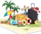 GREETING ART Pop-Up Karte Reise,Pop-Up Karte Reisegutschein- 3D Gutscheinkarte für Urlaub, Flitterwochen oder Koffer - Geldgeschenk für Reisekasse, Gutschein für Urlaubsreise & Urlaubsgeld