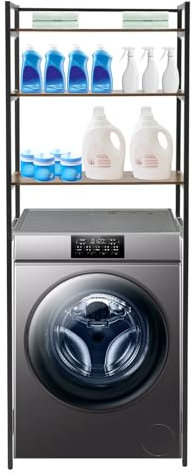 KAPIPALA Étagère de salle de bain à 3 niveaux pour machine à laver - Pour cuisine, salle de bain, buanderie