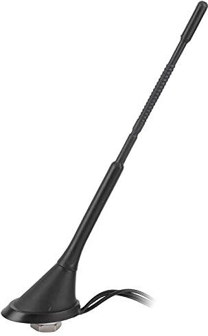 3in 1 Digitalradio-Antenne mit Verst?rker Ersatz DAB AM FM Autoradio-Antenne, Schwarz (SMB Bay Head),Antenne