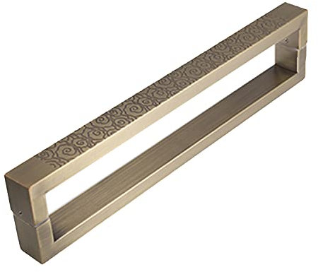 Poignée de porte d'entrée rectangulaire en acier inoxydable 60 cm pour barre de douche, porte coulissante en verre, 60 cm