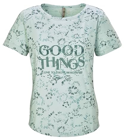 G.I.G.A. DX Damen T-Shirt/Shirt Kurzarm GS 47 WMN TSHRT, Light aquaverde, 40, 42666-000