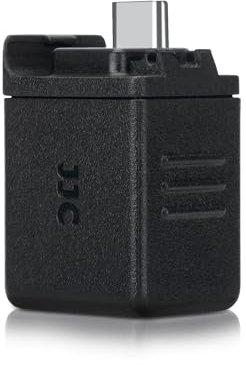 JJC 3.5mm Audio Adapter for DJI Osmo Action 4 - Expanded USB-C Interface & Audio Mic TRS Plug for Charging and Microphone Input