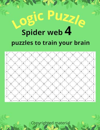 Spider web 4: Letter Logic Puzzles That Challenge Word Discovery and Pattern Recognition (Puzzle challenge, Band 40)