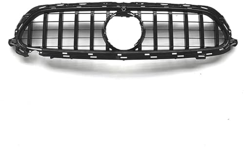 Grill Vorne Für Mercedes Für Benz W213 E-Klasse E43 GT Stil 2021 2022 2023 Auto Kühlergrill Oberen Stoßstange Haube Mesh Grill(Schwarz)