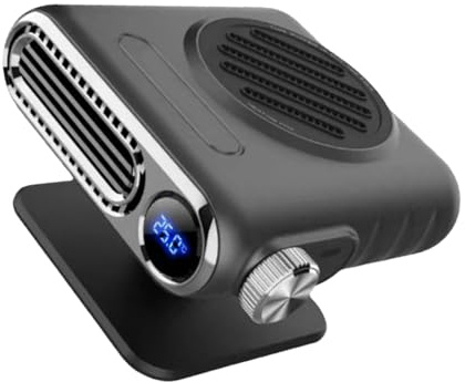 Oxtxuzdm Kleine 12 V/24 V Fahrzeugheizung 150W Hocheffizienz Defogger Mit LED Display 150 W Fahrzeugheizventilator Für Kabinenwärme Kabine Heizung Winter