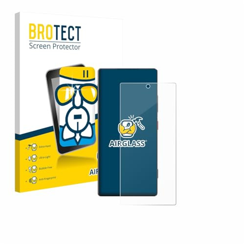 BROTECT Schutzglas für ZTE Nubia Z80 Ultra | Transparenter Displayschutz Made in Germany Schutzfolie Panzer Folie Glas 9H Anti-Fingerprint Einfache Montage Clear