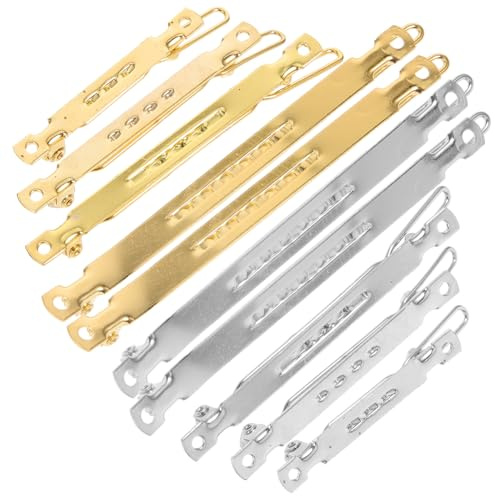 HOODANCOS 16 Stück Metall Haare Frosch Clips Robuste Haarspangen aus Eisen Nicht Leicht zu Verformen für Selbstgemacht Bastelprojekte und Haarstyling