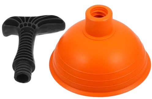 ELEOUTI Kleiner Pümpel für Badezimmer und Haushalt Leichtes Handgerät aus Tpr Abs mit Multifunktionalem Design zum Effektiven Entstopfen von Rohren und Toiletten