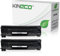 Kineco 2 Toner kompatibel mit HP CF283A Laserjet Pro M125nw, M125rnw, Laserjet Pro M127fw, Laserjet Pro M127FN, MFP M225DW DN, Laserjet 128, 120 Series - 83A - Schwarz je 1.500 Seiten
