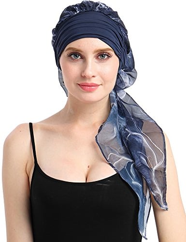FocusCare chemo hut, schal bambus - turban kopfbedeckung für leichte stoff krebs kein problem