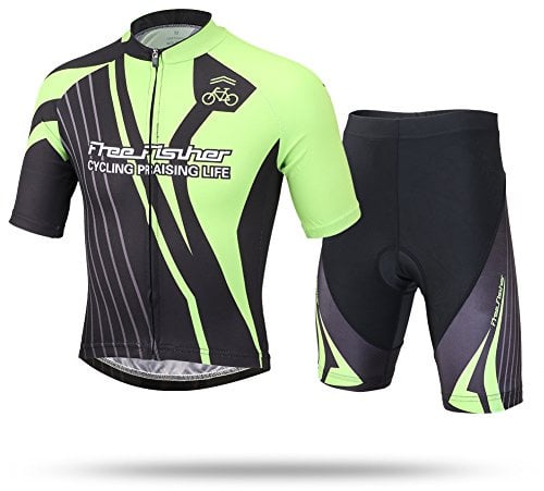 LSERVER-Niños Maillots de Bicicleta Conjunto de Ropa de Ciclo Jersey de manga corta + Pantalones