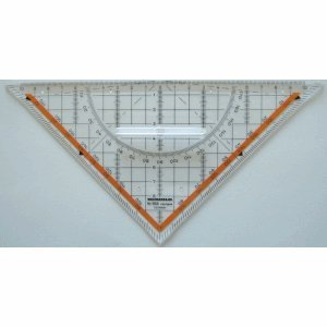 Rumold TZ-Dreieck 22,5cm Acryl transparent mit festem Griff