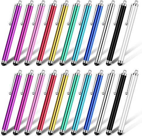 SuiYou Eingabestift, 22 Stück Kapazitive Universal Touchscreen Stifte Kompatibel mit Apple iPhone iPad Tablet Kindle Samsung Galaxy Note und Allen kapazitiven Bildschirmgeräte - 11 Farben